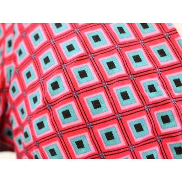 Free People It Takes Two Pop Combo Tie Waist Open Back Printed Dress Size M - Picture 5 of 8